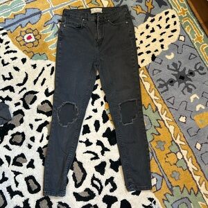 Free People black skinny jeans